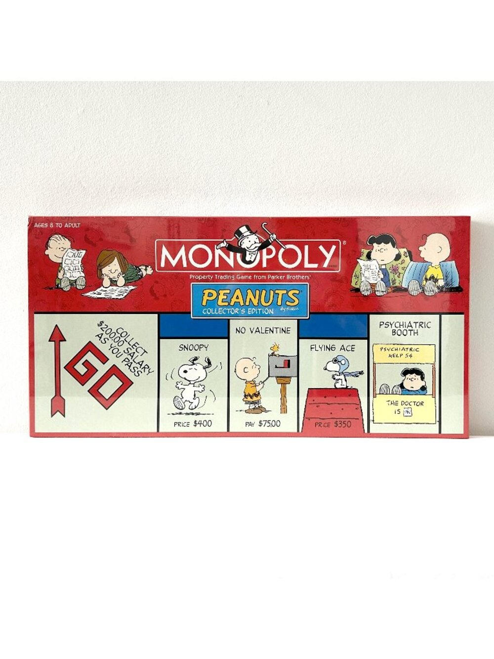 NEW, SEALED! Peanuts Collector’s Edition MONOPOLY Board Game 2002 Hasbro Snoopy